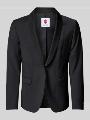 Marynarka o kroju regular fit z szalowym kołnierzem model ‘Pharrel’ CG - Club of Gents