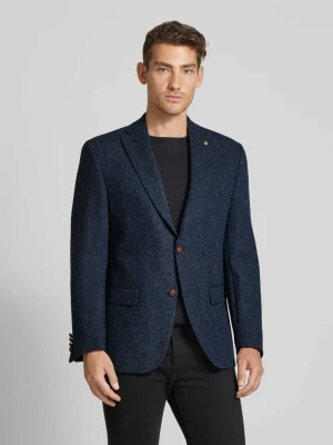 Marynarka o kroju regular fit z tkaniny Harris Tweed z żywej wełny model ‘Theo’ carl gross