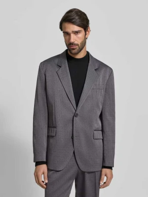 Marynarka o kroju relaxed fit z mieszanki żywej wełny model ‘KARLO243X’ HUGO