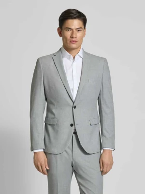 Marynarka o kroju slim fit z delikatnym tkanym wzorem s.Oliver BLACK LABEL