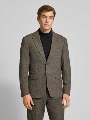 Marynarka o kroju slim fit z dodatkiem wełny model ‘SLIM- REED WOOL’ Selected Homme