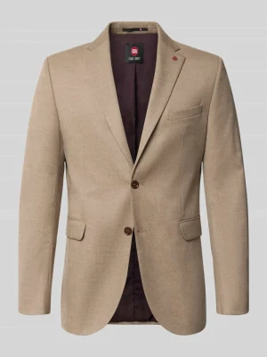Marynarka o kroju slim fit z dodatkiem wiskozy model 'Colvin' CG - Club of Gents Beżowy