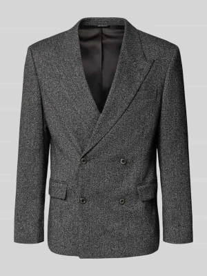 Marynarka o kroju slim fit z kieszeniami z patką MCNEAL Czarny