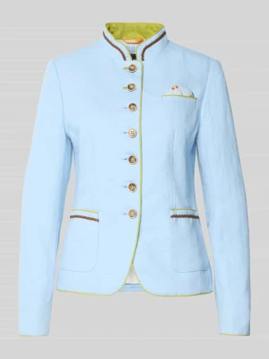 Marynarka o kroju slim fit z Mieszanka lnu i bawełny WHITE LABEL