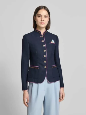 Marynarka o kroju slim fit z Mieszanka lnu i bawełny WHITE LABEL