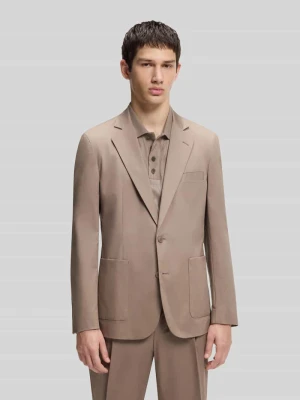 Marynarka o kroju slim fit z mieszanki bawełny model 'HANFRED262X' HUGO