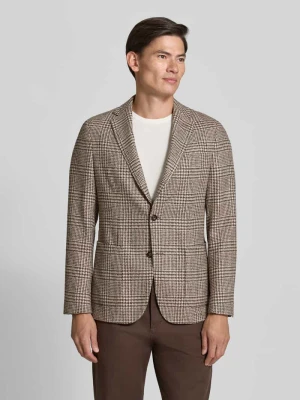 Marynarka o kroju slim fit z mieszanki żywej wełny model 'C-Hanry-263' Boss Beżowy