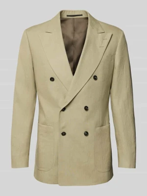 marynarka o kroju slim fit z wiskozy model 'Joachim' Tiger Of Sweden