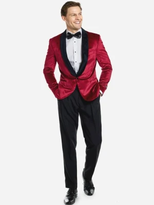 Marynarka OppoSuits ciemnoczerwony