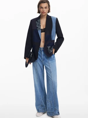 Marynarka patchwork Desigual