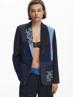 Marynarka patchwork Desigual