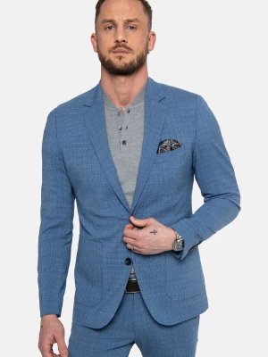 MARYNARKA RICARDI NIEBIESKI SLIM FIT Recman