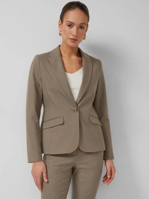 Marynarka slim fit s.Oliver brązowy