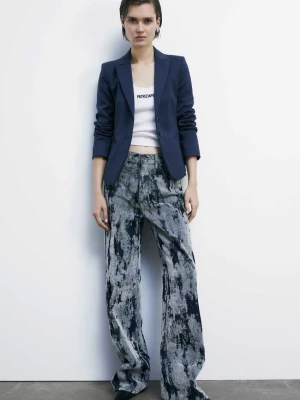 Marynarka slim na 2 guziki PATRIZIA PEPE