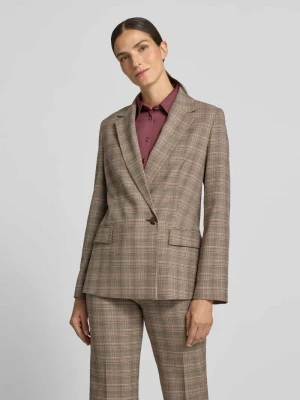 Marynarka typu kurzblazer w kroju regular fit z mieszanki wiskozy Jake*s Czekoladowy
