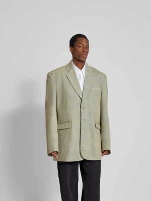 Marynarka w denimowym wyglądzie, krój slim fit Vetements Piaskowy