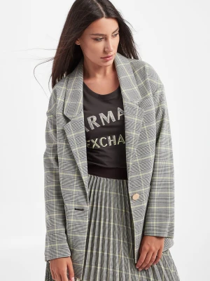 Marynarka w kratę ARMANI EXCHANGE