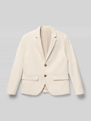Marynarka w kroju regular fit z mieszanki bawełny i lnu model 'MARTIN' jack & jones