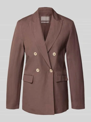 Marynarka w kroju regular fit z mieszanki lnu z dodatkiem wiskozy Christian Berg Woman Selection