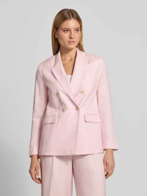 Marynarka w kroju regular fit z mieszanki lnu z dodatkiem wiskozy Christian Berg Woman Selection