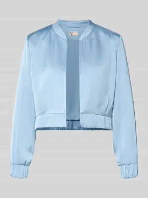 Marynarka w kroju regular fit ze stójką V by Vera Mont
