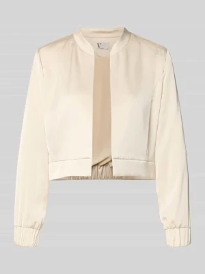 Marynarka w kroju regular fit ze stójką V by Vera Mont