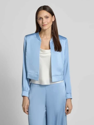 Marynarka w kroju regular fit ze stójką V by Vera Mont