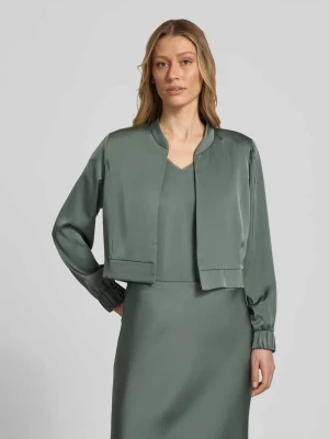 Marynarka w kroju regular fit ze stójką V by Vera Mont