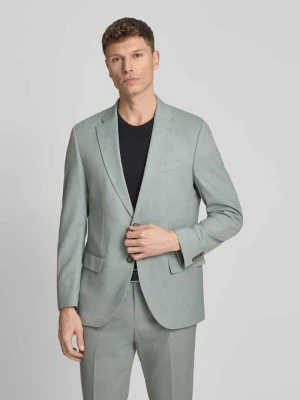 Marynarka w kroju slim fit na 2 guziki z kieszeniami z patką model 'Grant' Pierre Cardin