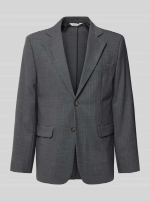 Marynarka w kroju slim fit z mieszanki wełny ANNARR Średnioszary melanż