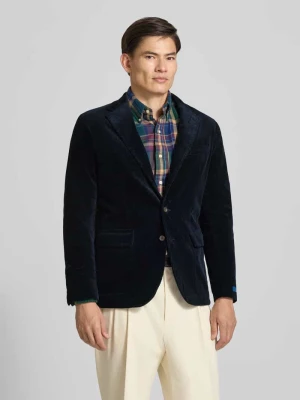 Marynarka w sztruksowym wyglądzie, krój regular fit Polo Ralph Lauren Granatowy