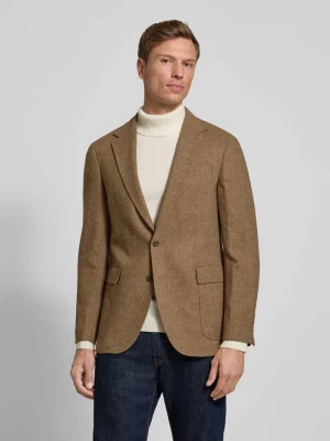 Marynarka wełniana z kieszeniami z patką model ‘HERRINGBONE’ Polo Ralph Lauren