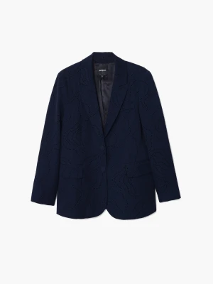 Marynarka z haftowanymi kwiatami Desigual