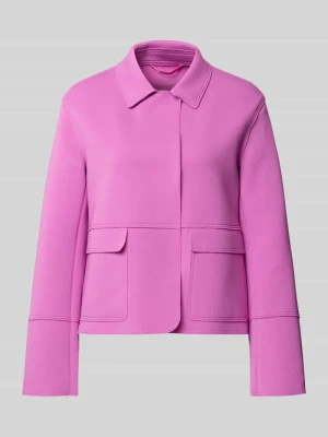 Marynarka z kołnierzem kent i naszywanymi kieszeniami z patką WHITE LABEL