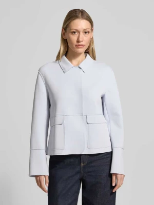 Marynarka z kołnierzem kent i naszywanymi kieszeniami z patką WHITE LABEL