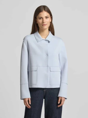 Marynarka z kołnierzem kent i naszywanymi kieszeniami z patką WHITE LABEL