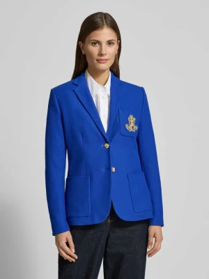 Marynarka z kołnierzem z klapami Lauren Ralph Lauren Niebieski