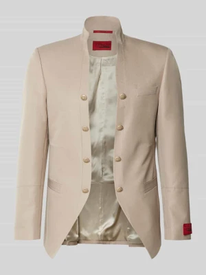 Marynarka z listwą guzikową i naszywką z logo Wilvorst