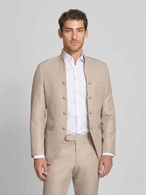 Marynarka z listwą guzikową i naszywką z logo Wilvorst