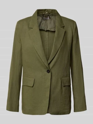 Marynarka z lnu o kroju regular fit model 'VINCITA' Emme