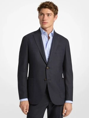 Marynarka z mieszanki wełny glen-plaid Michael Kors Mens