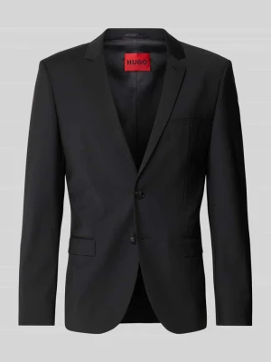 Marynarka do garnituru o kroju super slim fit z mieszanki żywej wełny model ‘ARTIM204X’ HUGO