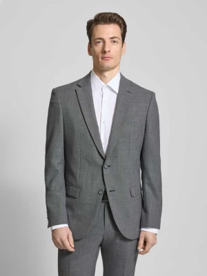 Marynarka z mieszanki żywej wełny z kołnierzem z połami model ‘Michel’ Pierre Cardin Antracytowy