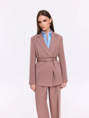 Marynarka z paskiem w talii TARANKO