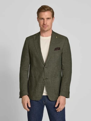 Marynarka z wiskozy z poszetką model 'Tebbo' carl gross