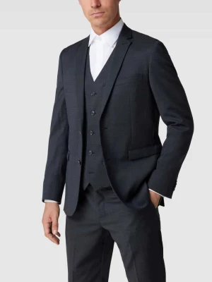Marynarka zapinana na 2 guziki o kroju slim fit z dodatkiem streczu model ‘George’ Matinique