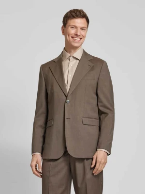 Marynarka zapinana na dwa guziki o kroju regular fit z kieszeniami z patką model ‘TOKI’ ANNARR