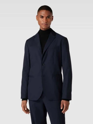 Marynarka zapinana na dwa guziki w jednolitym kolorze Armani Exchange