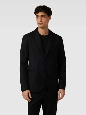 Marynarka zapinana na dwa guziki w jednolitym kolorze Armani Exchange