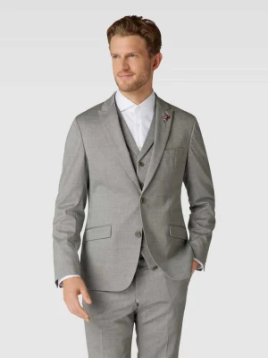 Marynarka zapinana na dwa guziki z ozdobnym obszyciem ATELIER TORINO